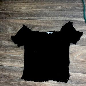 Off the shoulder heart and hips top